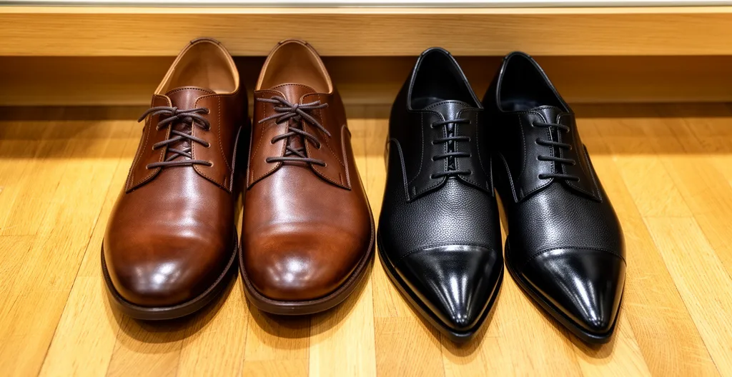 Paires de chaussures montrant différentes largeurs d'avant-pied